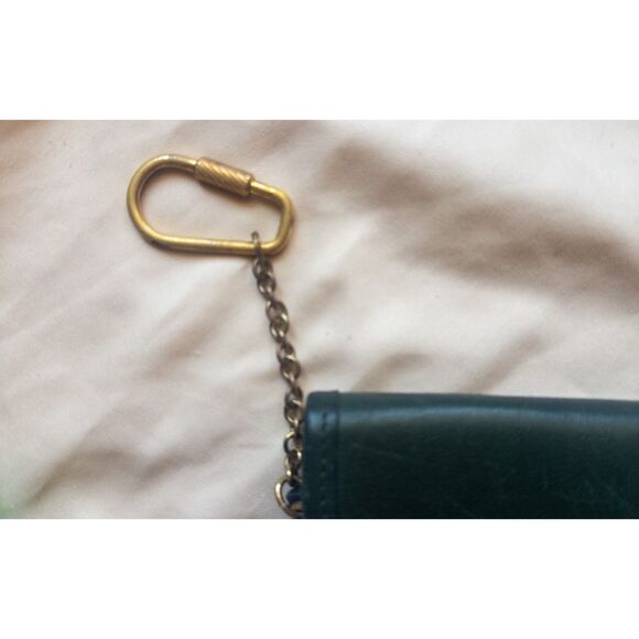 Vintage 1990s Coach Green Leather Multifunction Wallet - Picture 3 of 5